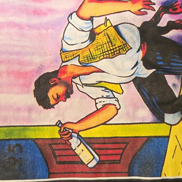 El Borracho "The Drunk" large black shirt - Picture 4 of 5